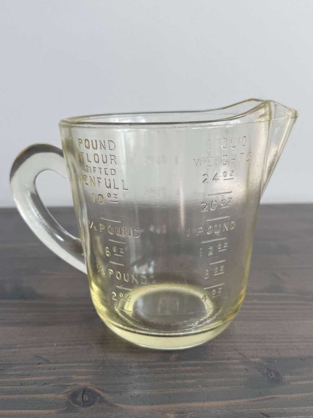 Antique  Glass Bake USA 4 cup measuring cup